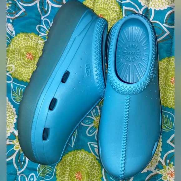 NWT BigKids Sz-4 UGG🧢Blue Sandals-Very Rugged Australian Outback Fun, So Comfy🎄 - Picture 6 of 16